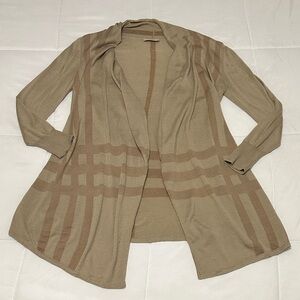 Burberry Tan Cardigan Sweater